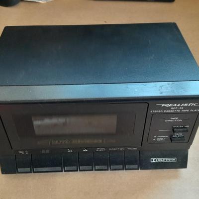 Realistic SCP-32 Electric stereo cassette tape player with tapes and extra speakers