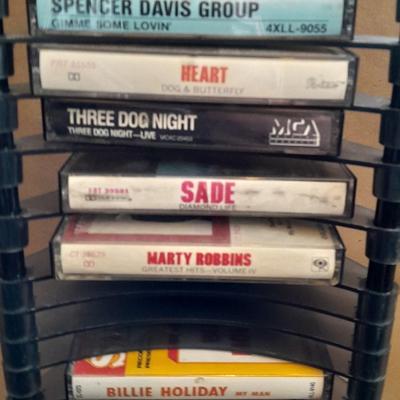 Realistic SCP-32 Electric stereo cassette tape player with tapes and extra speakers