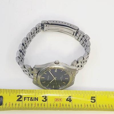 PULSAR #784017 QUARTZ BLUE FACED WATCH