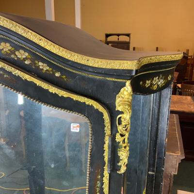 Lot 105 | Intricate Convex Glass Cabinet