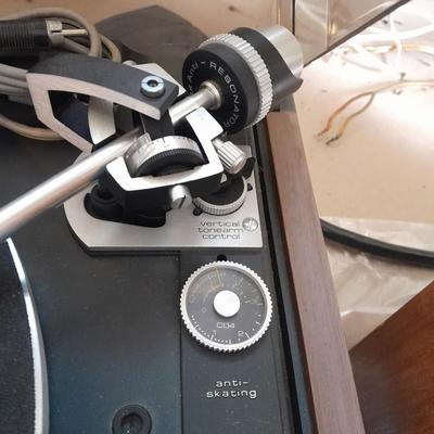 Vintage Dual CS 704 Electronic Direct Drive Turntable Made in Germany with a pair of Realistic speakers