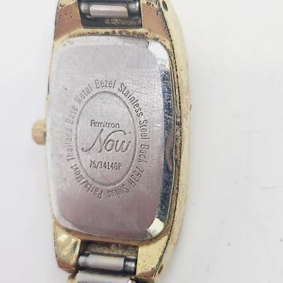 ARMITRON NOW #75/3414GP SWISS MADE - MOTHER OF PEARL FACE - STRETCH BAND