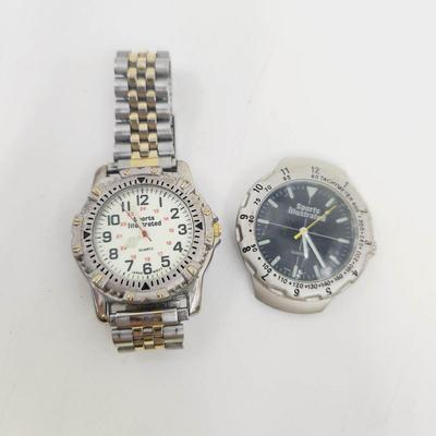 SPORTS ILLUSTRATED COLLECTORS WATCH AND WATCH HEAD