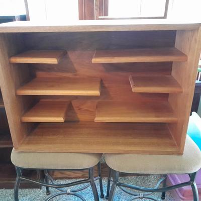 Oak Free standing or hang on the wall shelf