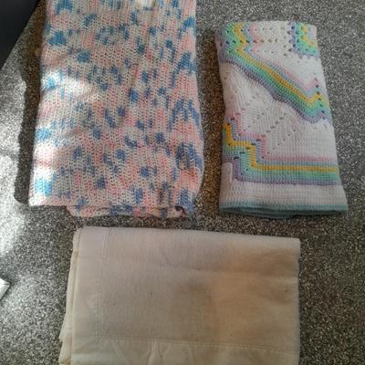 Baby blankets Afghans and fleece