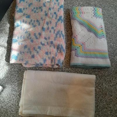 Baby blankets Afghans and fleece