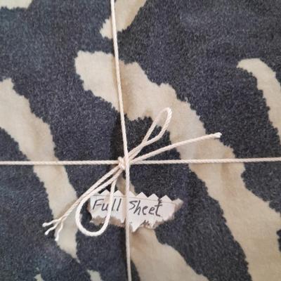 Full size sheet set, rose body pillow case and two Afghan throw blankets