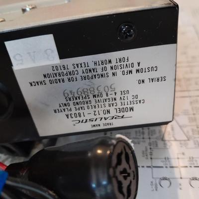 New in the box, vintage Realistic stereo car cassette player Under dash mount includes all hardware!