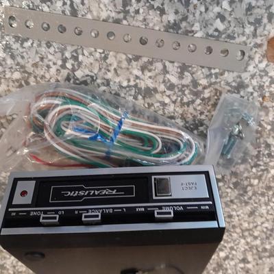 New in the box, vintage Realistic stereo car cassette player Under dash mount includes all hardware!