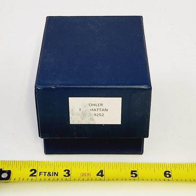 NEW WOHLER LEATHER BAND  MANHATTAN WATCH W/ ORIGINAL BOX