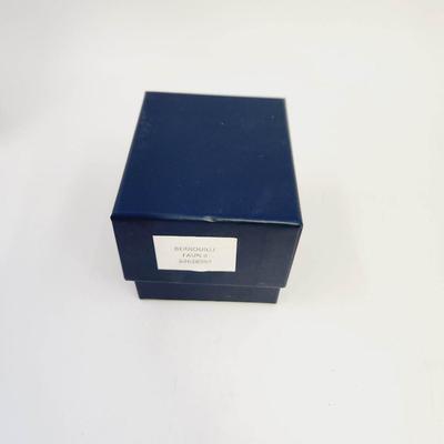 NEW LEATHER BAND  BERNOUILLI FAUN II WATCH W/ ORIGINAL BOX