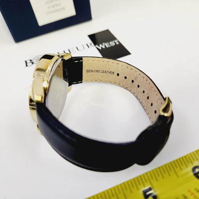 NEW LEATHER BAND  BERNOUILLI FAUN II WATCH W/ ORIGINAL BOX