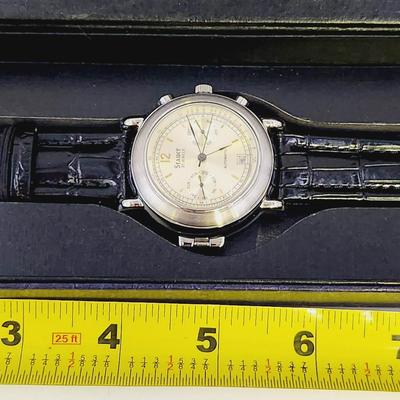 NEW STAUER 1944 RITORNO TIMEPIECE WATCH W/ ORGINAL PAPERWORK & PACKAGING