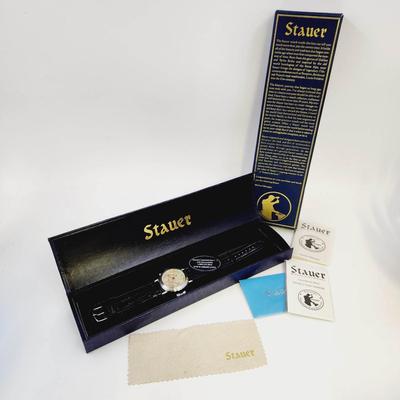 NEW STAUER 1944 RITORNO TIMEPIECE WATCH W/ ORGINAL PAPERWORK & PACKAGING