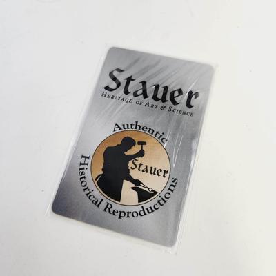 NEW STAUER 1944 RITORNO TIMEPIECE WATCH W/ ORGINAL PAPERWORK & PACKAGING