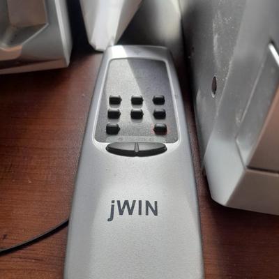jWIN JX-CD3400 WORKING Stereo system remote 3 disk cd/cassette/tuner/ turntable