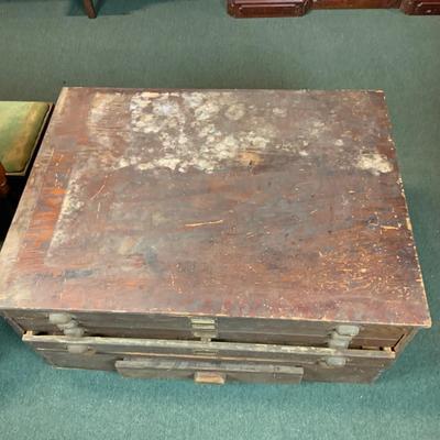 Lot 112 | Industrial Salvage Cartographerâ€™s Chest