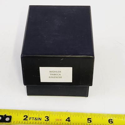 NEW WOHLER TRIBECA LEATHER BAND WATCH