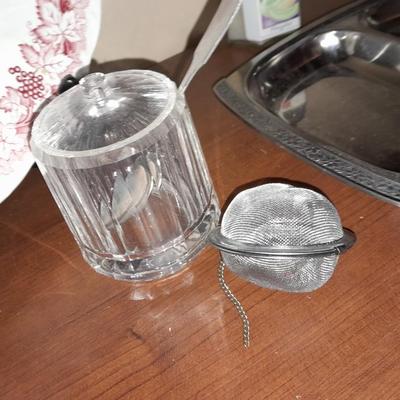 Kitchen platter, Condiment containers and Tray Stainless USAT 1948 ARMY Transport Legion Utensils Creamer