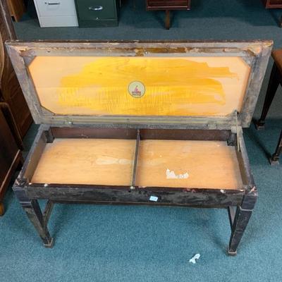 Lot 116 | Green Velvet Bench