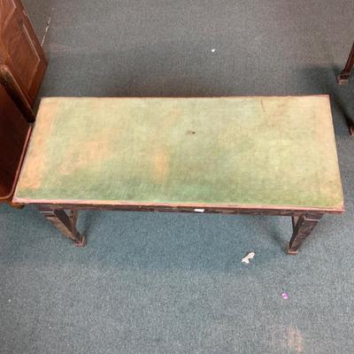 Lot 116 | Green Velvet Bench