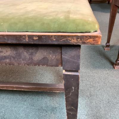 Lot 116 | Green Velvet Bench