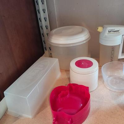 Kitchen Plasticware Food storage, Tupperware, and stainless water Bottle