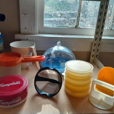 Kitchen Plasticware Food storage, Tupperware, and stainless water Bottle