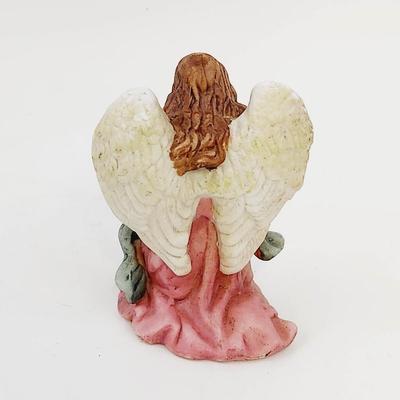 BEAUTIFUL PINK ANGEL COLLECTIBLE FIGURINE