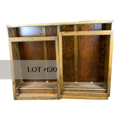 Lot 120 | Large Sliding Door Oak Cabinet