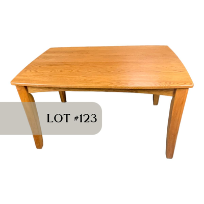 Lot 123 | Oak Table with Leaf