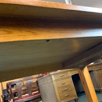 Lot 123 | Oak Table with Leaf