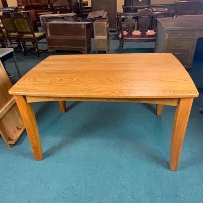 Lot 123 | Oak Table with Leaf