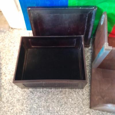 230 paper stencils, Lazy Susan style Desk organizer, felt lined box and Dissection kit case