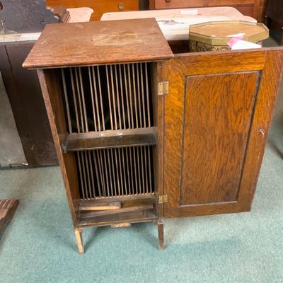 Lot 126 | Oak Phonograph Cabinet Base