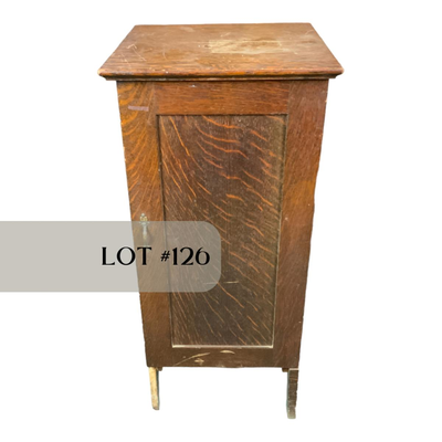 Lot 126 | Oak Phonograph Cabinet Base