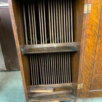 Lot 126 | Oak Phonograph Cabinet Base