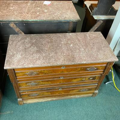Lot 128 | Marble Top Commode