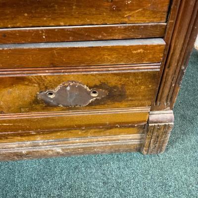 Lot 128 | Marble Top Commode