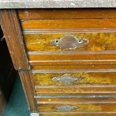 Lot 128 | Marble Top Commode