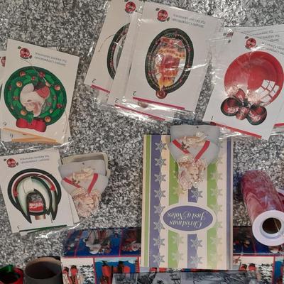 Christmas wrapping, Ribbon, boxes, bags and more