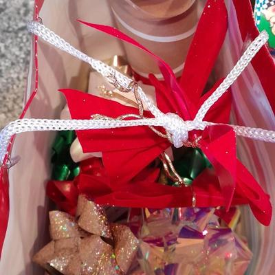 Christmas wrapping, Ribbon, boxes, bags and more