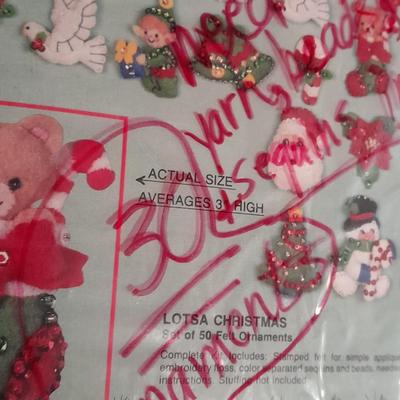 Christmas Decorations, A little vintage, a little newer, wooden soldiers, Bucilla make a ornament, and more