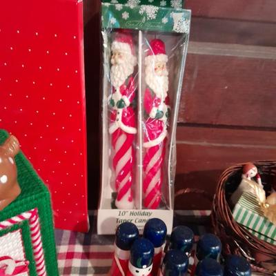 Christmas Decorations, A little vintage, a little newer, wooden soldiers, Bucilla make a ornament, and more