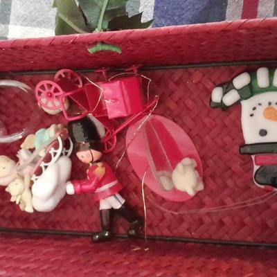Christmas Decorations, A little vintage, a little newer, wooden soldiers, Bucilla make a ornament, and more