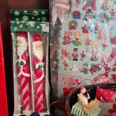 Christmas Decorations, A little vintage, a little newer, wooden soldiers, Bucilla make a ornament, and more