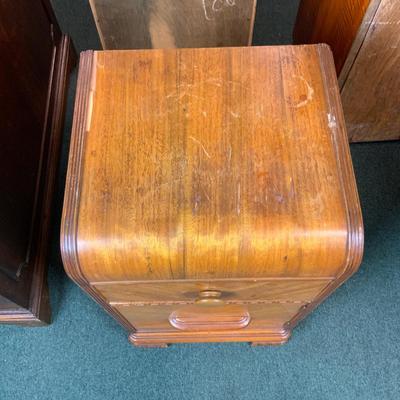 Lot 134 | Art Deco Waterfall Nightstand