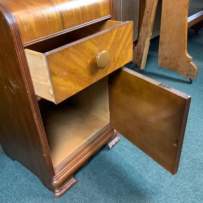 Lot 134 | Art Deco Waterfall Nightstand