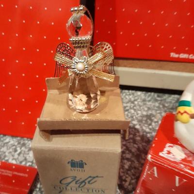 AVON 12 Days of Christmas ornaments, and other AVON holiday decorations