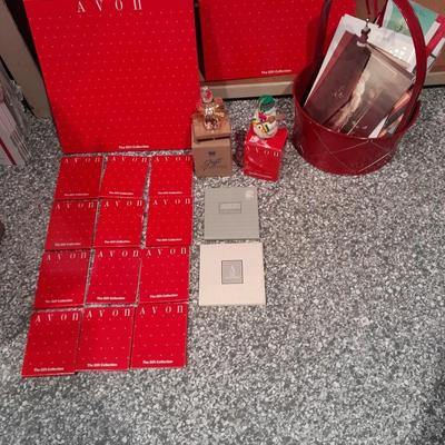 AVON 12 Days of Christmas ornaments, and other AVON holiday decorations